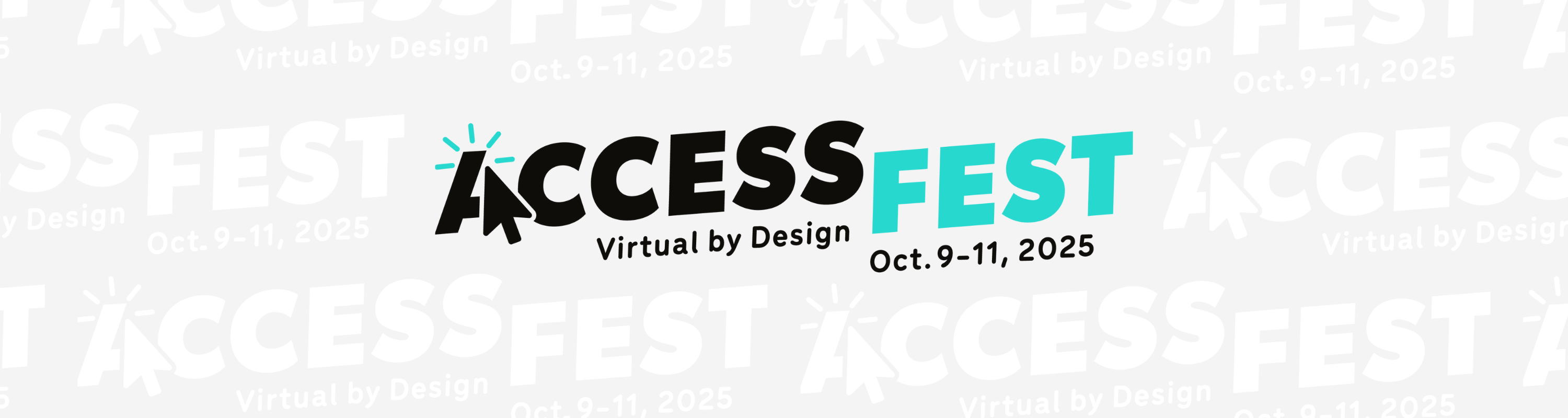 Main page for the AccessFest 2025 conference, October 9-11, 2025 | Online
