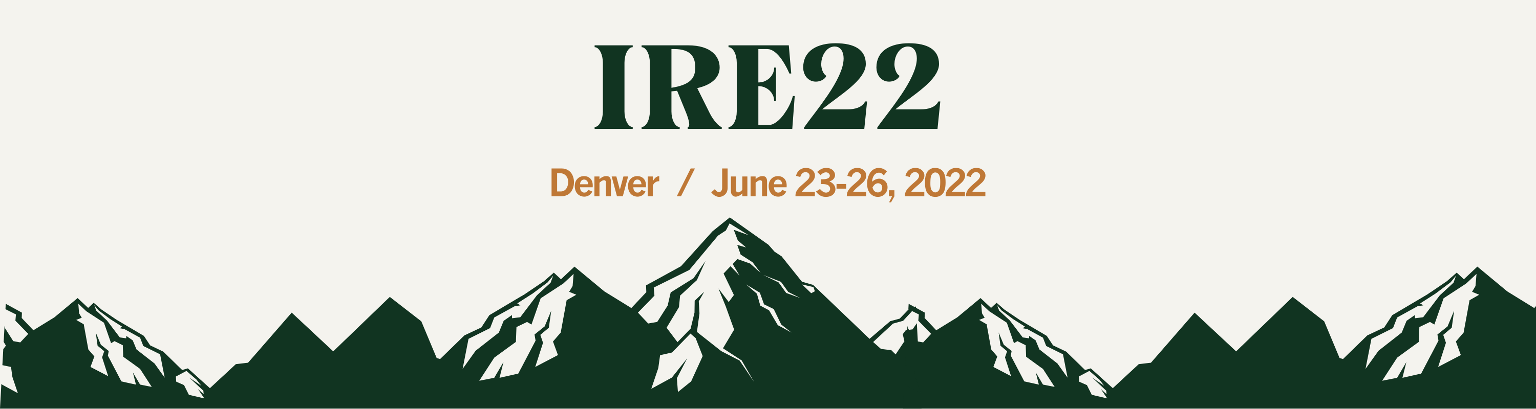 IRE 2022 in-person conference schedule