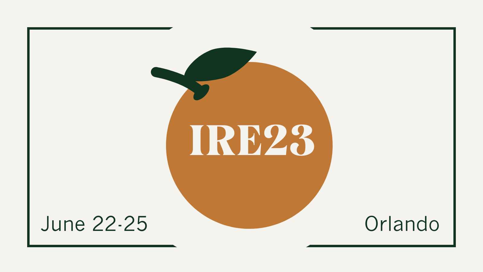 IRE 2023 conference schedule, June 22-25, 2023